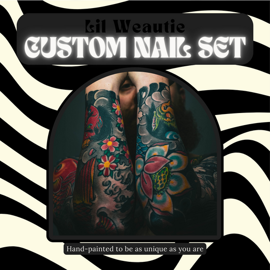 Tattoo Custom Nail Set